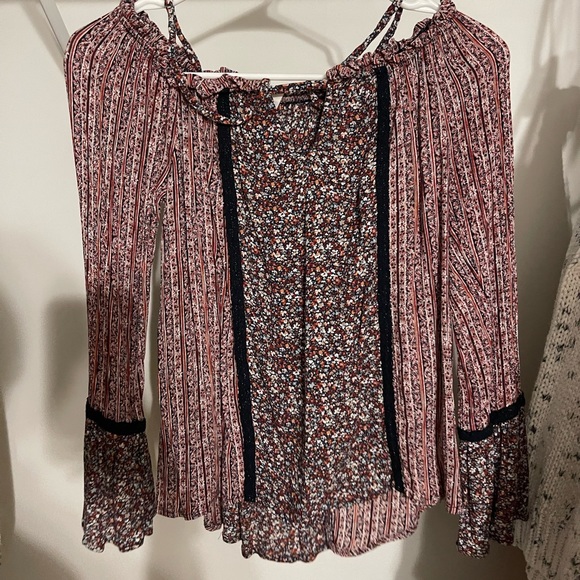 Knox Rose Tops - Off the shoulder, lightweight, long sleeve shirt